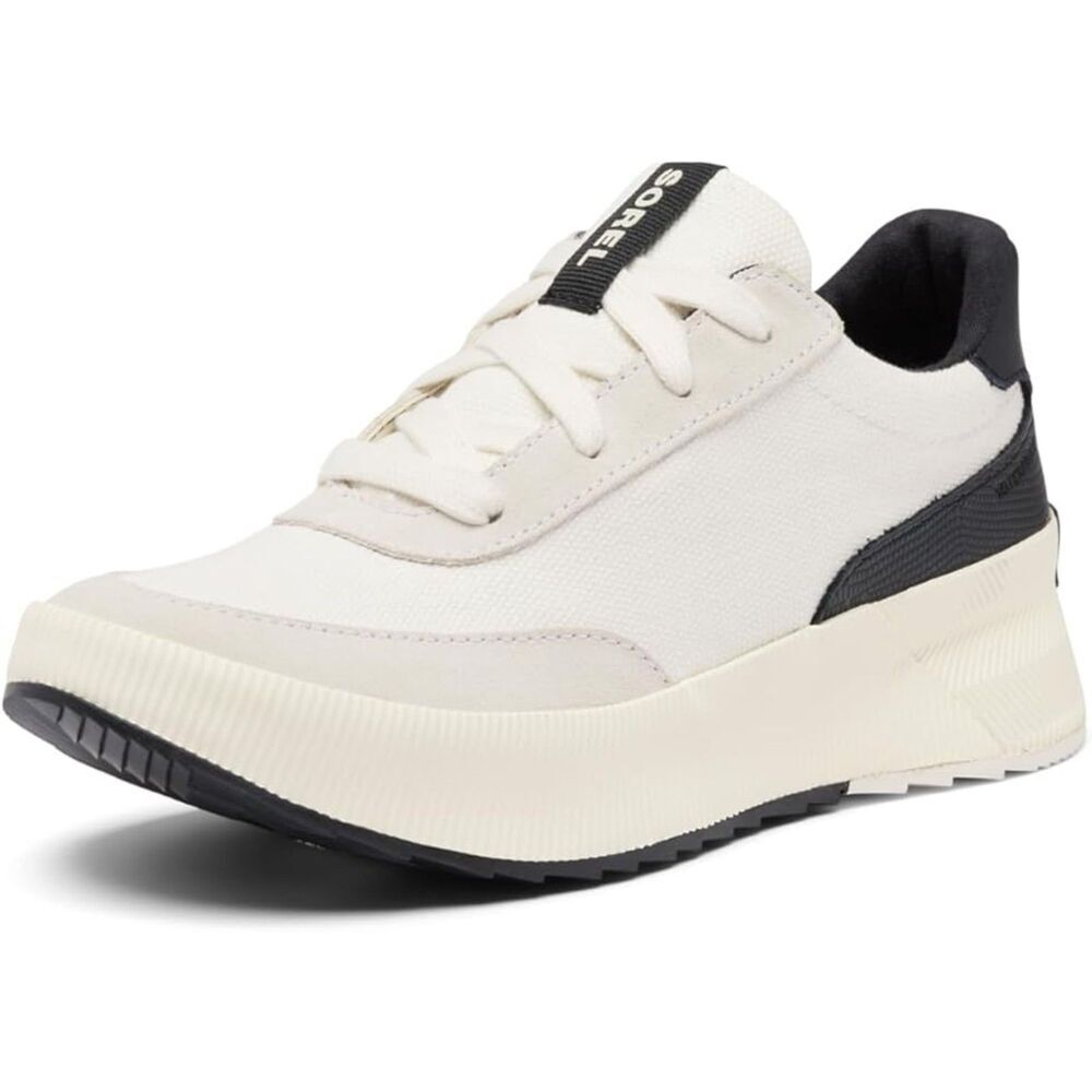 SOREL Out N About III City Sneaker Waterproof Women's US 9.5 Cream Black